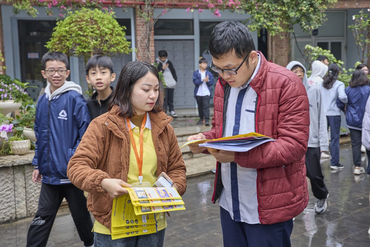 Thiết kế đam mê cùng các bạn học sinh THPT Lương Thế Vinh