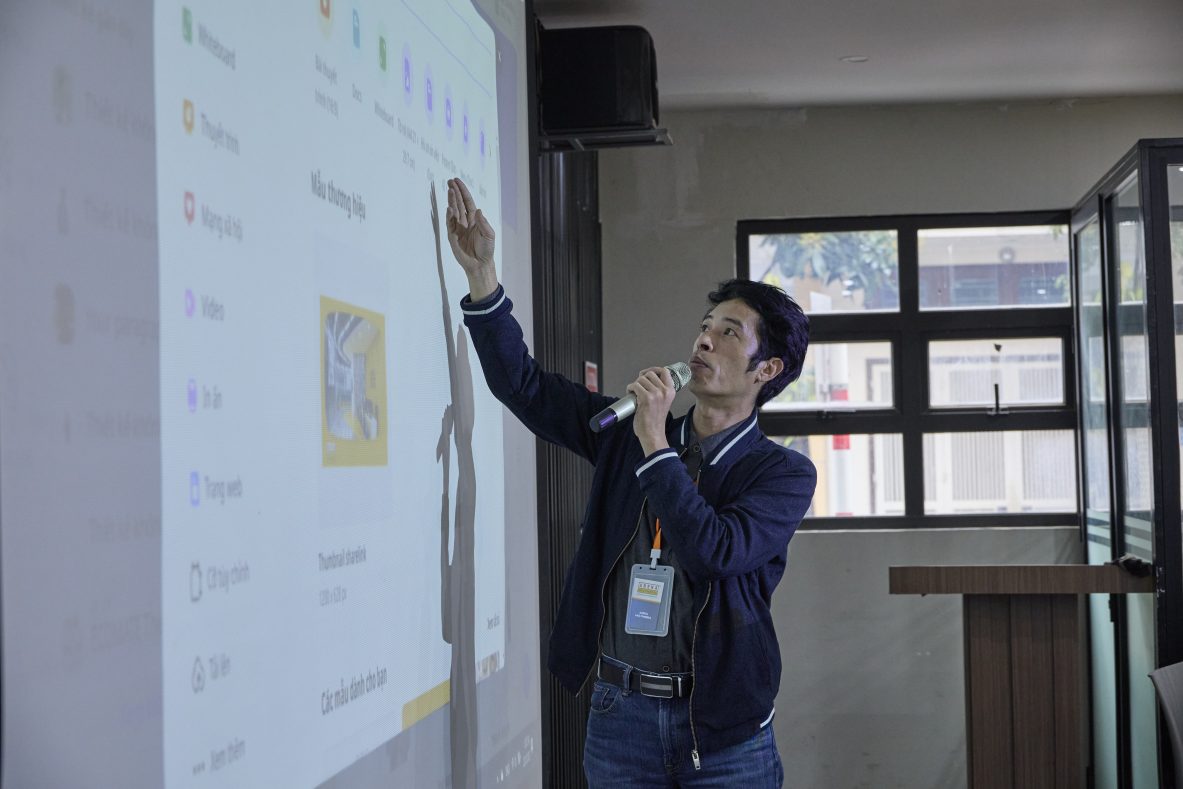 Thiết kế đam mê cùng các bạn học sinh THPT Lương Thế Vinh