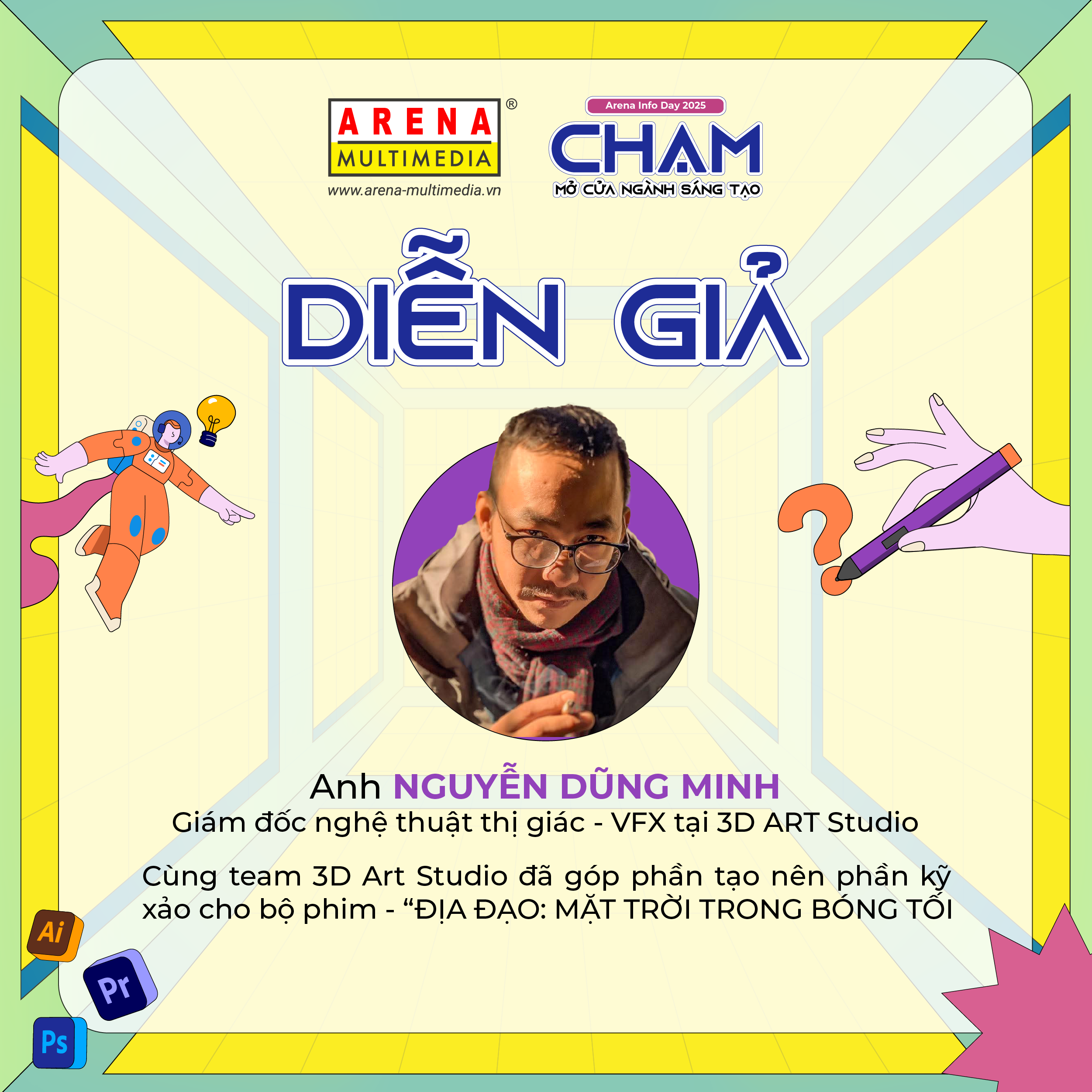 [HN] Hé lộ dàn khách mời có 1-0-2 tại talkshow “CHẠM” - Mở cửa ngành sáng tạo