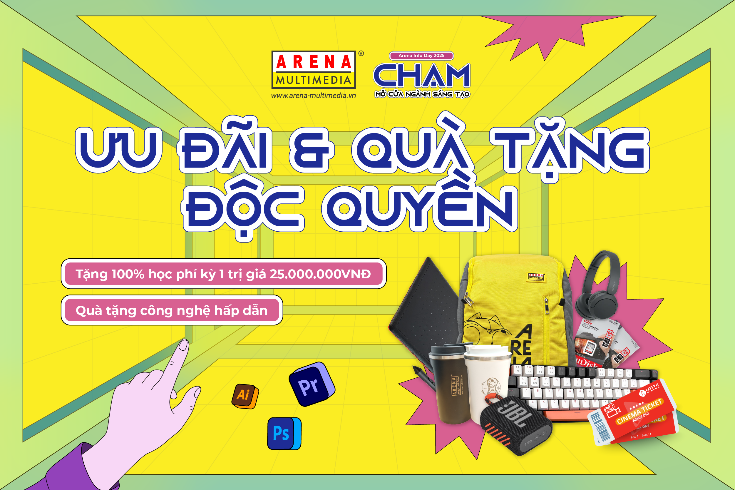 Ngày hội Arena Info Day: CHẠM - Mở cửa ngành Sáng tạo đã quay trở lại Hà Nội vào tháng 4