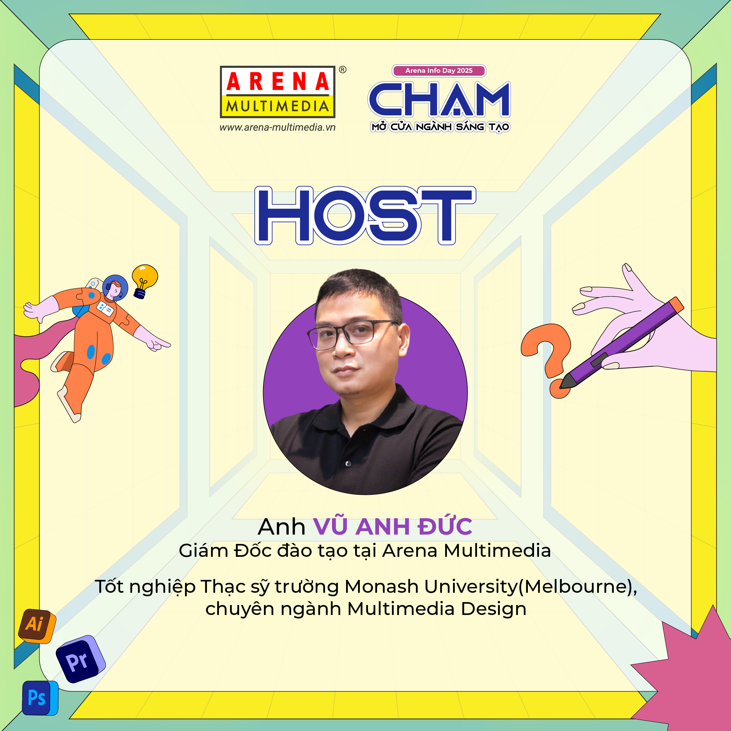 [HN] Hé lộ dàn khách mời có 1-0-2 tại talkshow “CHẠM” - Mở cửa ngành sáng tạo