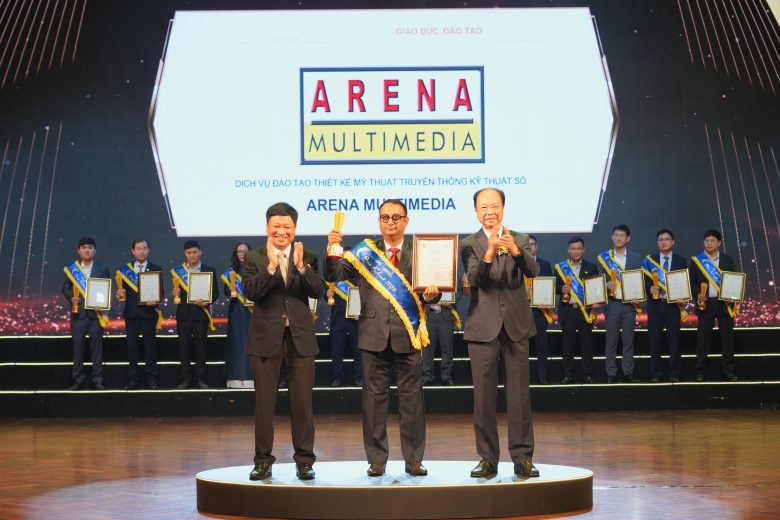 Arena Multimedia vinh dự nhận giải thưởng Sao Khuê 2025 - Ghi nhận đóng góp trong đào tạo sáng tạo nội dung số.