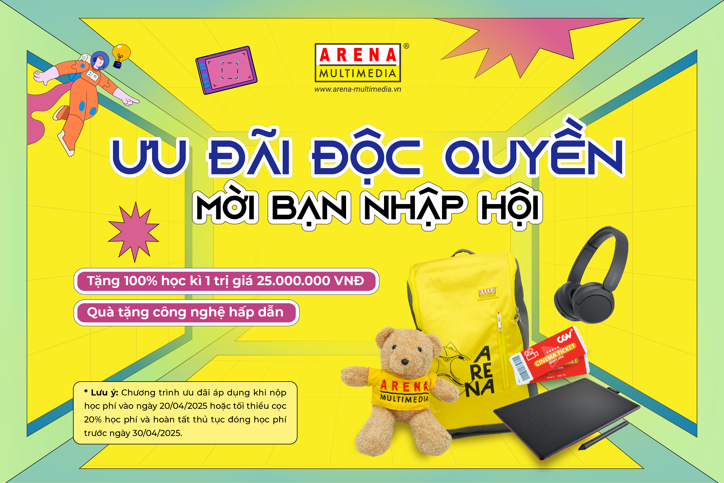 Tham dự Arena Info Day 2025 khu vực HCM, nhận ngay vé xem phim "Địa đạo: Mặt trời trong bóng tối"